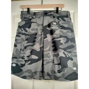 NWT Truewerk Cloud Shorts Mens Medium Black Camo Performance Workwear Utility